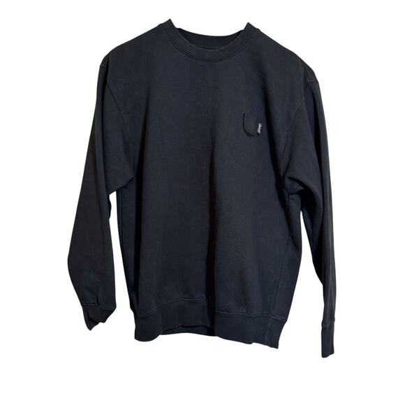 Gibson Guitar Farewell Tour Crewneck Pick Pocket Sweatshirt Men Size Large Black - Picture 1 of 4